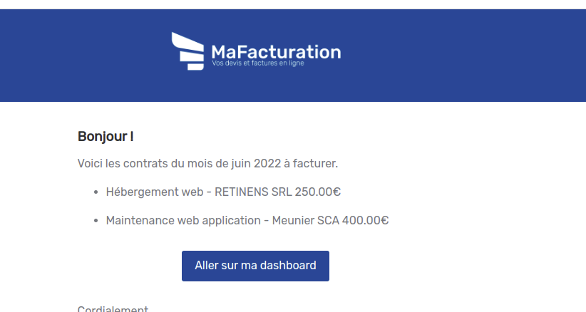Rappels automatiques
